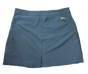 Slazenger Women's Dark Gray Golf Skort w/Yellow Accents Size 8 - 0