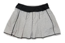 Kyodan Women's Black & White Striped Pleated Short Skort Size S-1