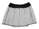 Kyodan Women's Black & White Striped Pleated Short Skort Size S-2