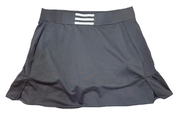 Adidas Dark Gray Back Ruffle Skort Size 4