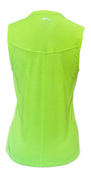 New Slazenger Golf Refresh Texture Sleeveless Polo - Neon Yellow Size S-2