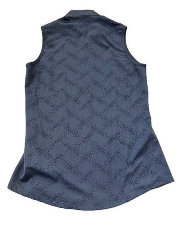Adidas Women's Navy Glitter Dot Print Sleeveless Top Size S - 0