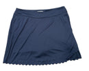 Greg Norman Navy Layered Scalloped Golf Skort Size L MSP$79-1