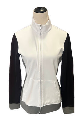 Women's EP Pro Full-Zip Mid-Weight White Jacket Size S MSP$90