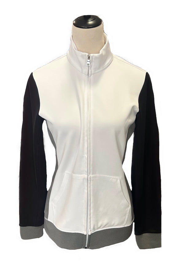Women's EP Pro Full-Zip Mid-Weight White Jacket Size S MSP$90