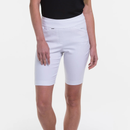 New EP NY 20" Pull-On Compression Short - White Size L-1
