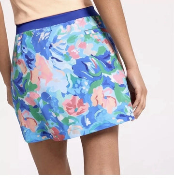 Walter Hagen Performance 11 Lightweight Golf Skort - Blue Floral Size XL MSP$60 - 0