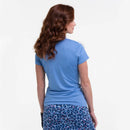 New EP NY Blue Short Sleeve Y Neck Golf Polo MSP$84-3