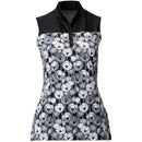 New EP NY Black & White Floral Sleeveless Golf Top MSP$80-1