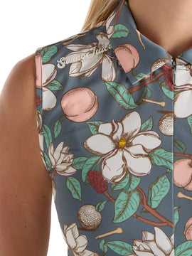 New Swing Juice Georgia on My Mind Sleeveless Golf Polo MSP$88