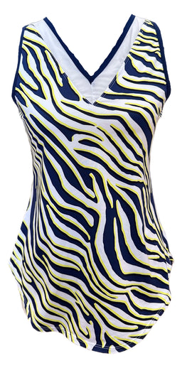 Tail Activewear Women's Zebra Safari Maya Tank Size M MSP$76 - 0