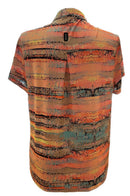 Jamie Sadock Women's Pink Patterned Short Sleeve Top Size XXL-2