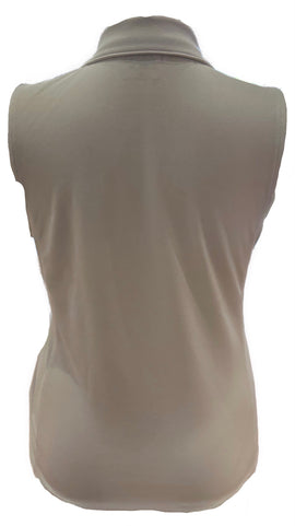 New Izod Women's White Sleeveless Golf Top w/Golf Ball Accents Size L MSP$56 - 0