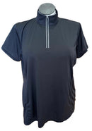 EP NY Women's Black Short Sleeve Golf Polo Size XXL-1