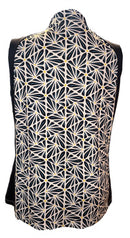 Tail Women's Navy & Yellow Floral Sleeveless Golf Top Size XXL-2