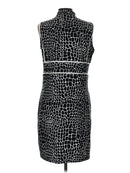 Tail Women's Black & White Patterned Sleeveless Golf Dress Size L-2