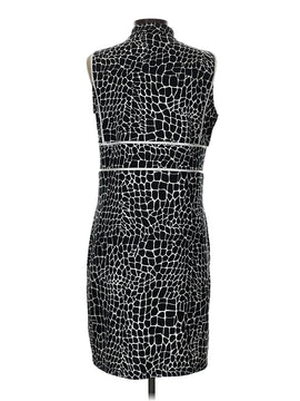 Tail Women's Black & White Patterned Sleeveless Golf Dress Size L - 0
