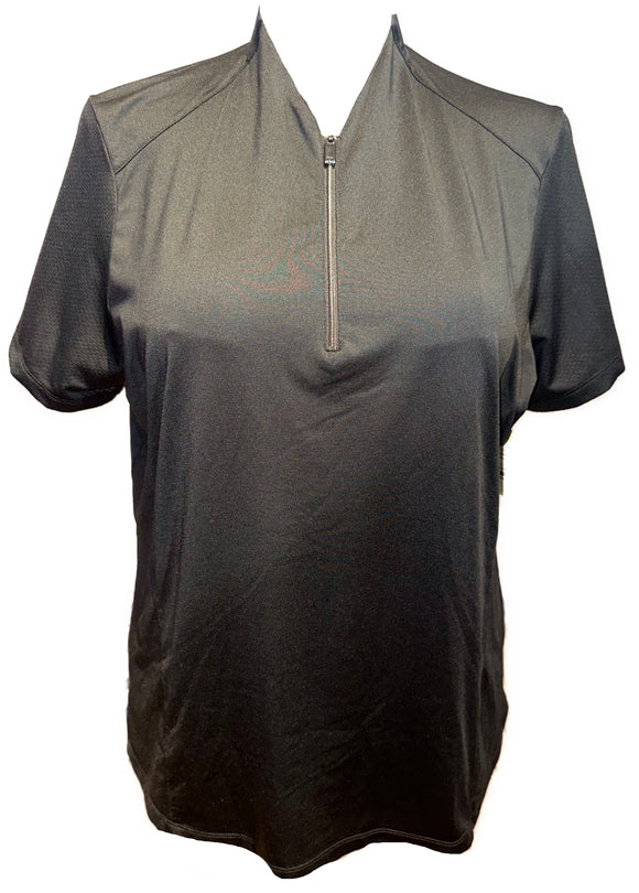 Tail Women's Black Short Sleeve Golf Top Size XXL