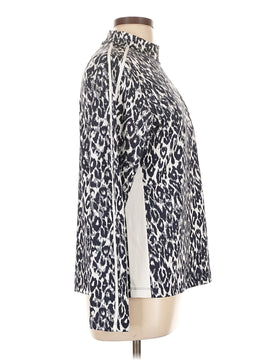 Tail White Label Women's Navy & White Cheetah Print Pullover Size L - 0