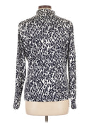 Tail White Label Women's Navy & White Cheetah Print Pullover Size L-3