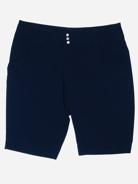 Jofit Women's Navy Belted Golf Shorts Size 10