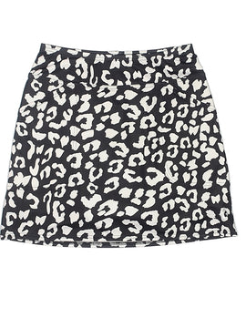Jofit Black & White Cheetah Print Mina Golf Skort Size XS
