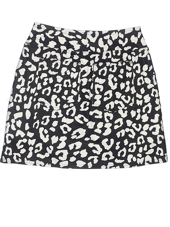 Jofit Black & White Cheetah Print Mina Golf Skort Size XS