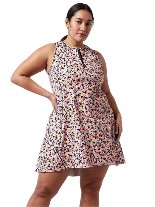 Athleta Floral Ace Tennis Dress Size L MSP$89