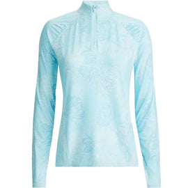 G/Fore Women's Stamped Floral Tech Jersey Pullover Size S MSP$155