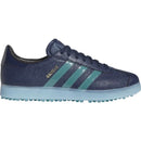 New Adidas Women's Gazelle Golf Lux Shoes -Indigo/Teal MSP$140-1