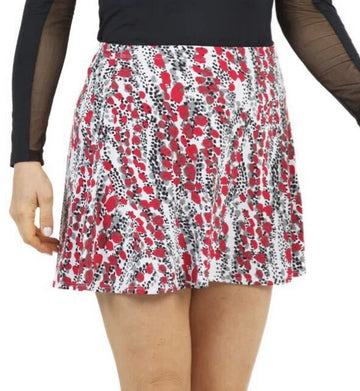 Ibkul Kamila Print Swing Skort Size XS