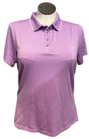 Callaway Women's Purple Short Sleeve Golf Top w/White Accents Size XL-1