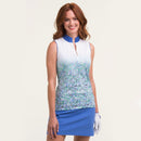 New EP NY Sleeveless Sponge Tile Print Golf Polo MSP$84-1