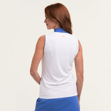 New EP NY Sleeveless Sponge Tile Print Golf Polo MSP$84 - 0