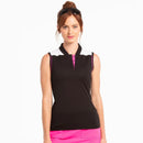 New EP NY Black/White/Pink Colorblock Sleeveless Golf Top MSP$80-1