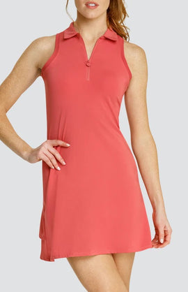 New Tail Activewear Suella 34" Dress - Cherry Rose