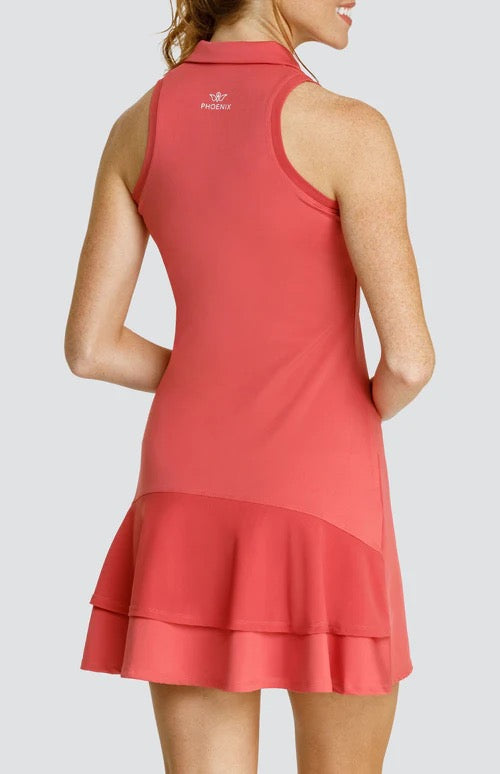 New Tail Activewear Suella 34" Dress - Cherry Rose