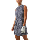 J.Lindeberg Nena Print Sleevelss Golf Dress - Navy Size S MSP$155-1