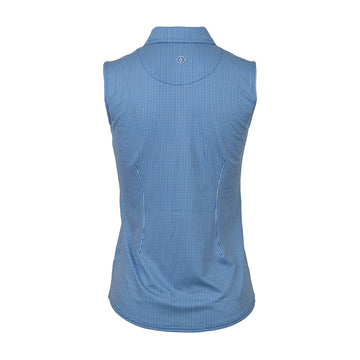 New Jofit Women's Sleeveless Top - Seafarer Check MSP$98 - 0