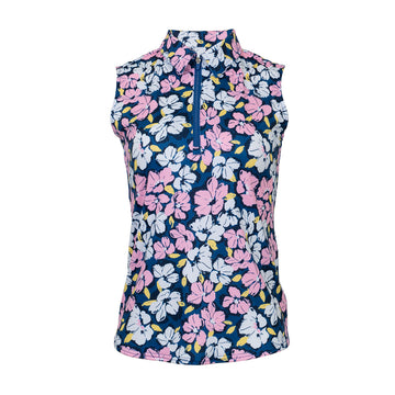 New Jofit Women's Sleeveless Top - Sea of Flowers MSP$98
