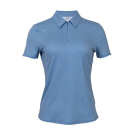 New Jofit Women's Mia Polo - Seafarer Check MSP$99