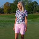 New Jofit Women's Mia Polo - Sea of Flowers MSP$99-3
