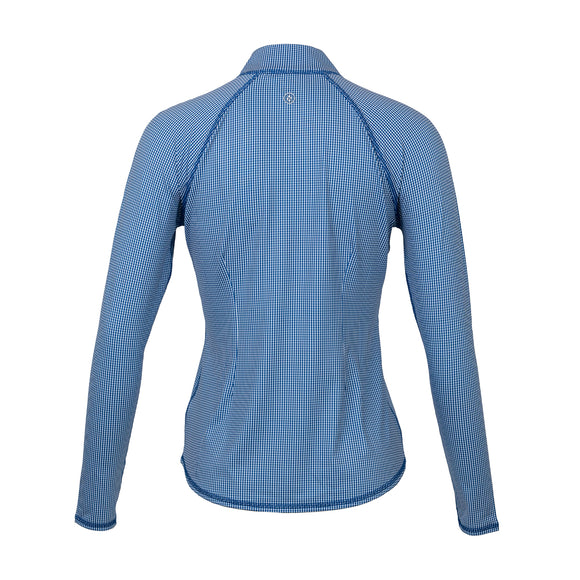 New Jofit Women's UV Mock - Seafarer Check MSP$105