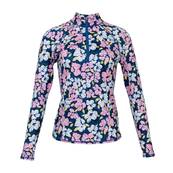 New Jofit Women's UV Mock - Sea of Flowers MSP$105