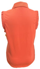 Lady Hagen Women's Coral Sleeveless Golf Top w/Ruffles Size XL-2