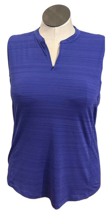 Slazenger Women's Indigo Heathered Sleeveless Golf Top Size XL