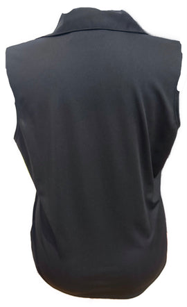 Lady Hagen Women's Solid Black Sleeveless Golf Top Size XL - 0