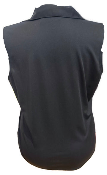 Lady Hagen Women's Solid Black Sleeveless Golf Top Size XL - 0