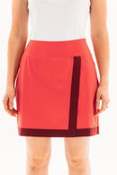 New Foray Golf Bonded Edge Fashion Faux Wrap Skirt Size M MSP$159-1