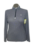 Peter Millar Women's Black & White Geo Print Golf Pullover Size M MSp$120-1